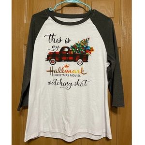 Hallmark Christmas Movie watching shirt